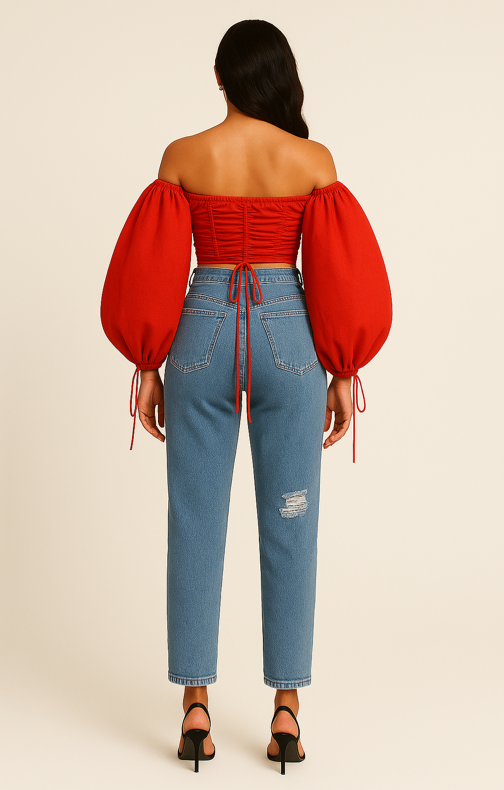 Poppy Off-the-Shoulder Top