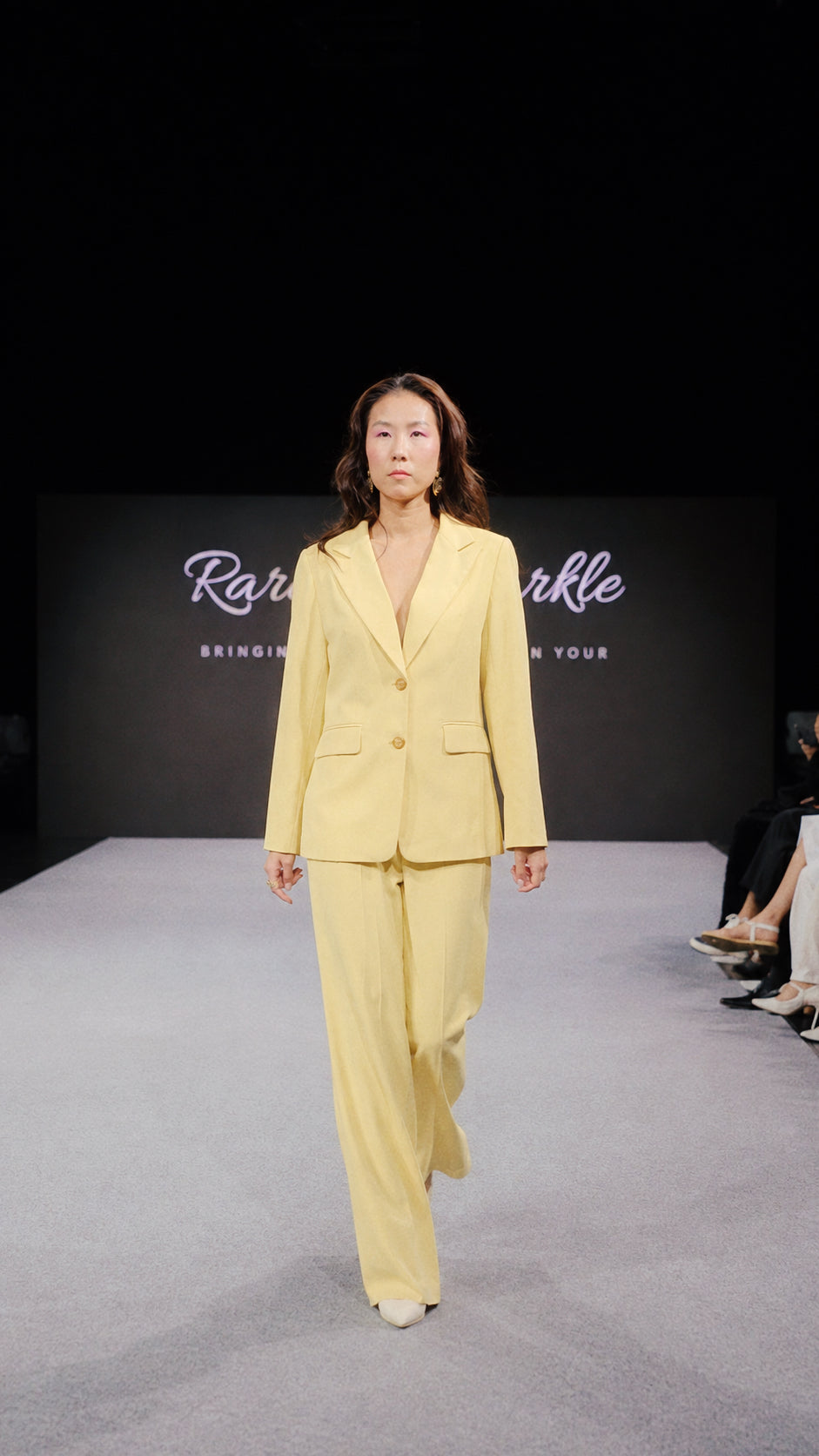 Amara Butter Yellow Tailored Suit