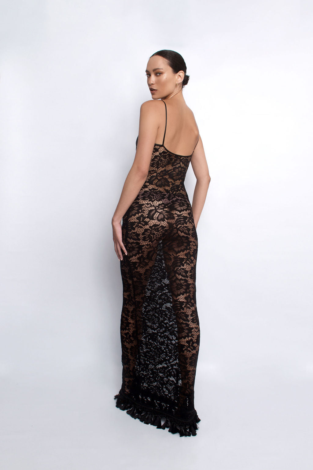 Whisper Floor Length Dress