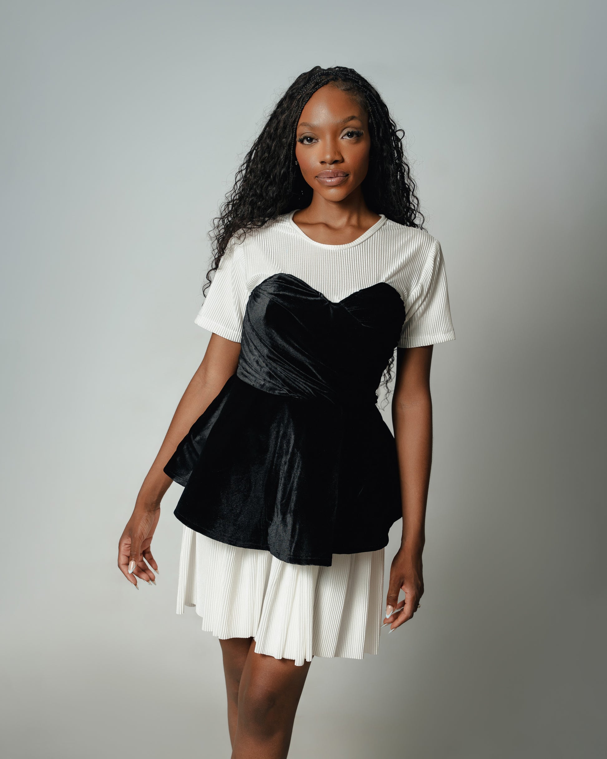 rumi silk mini dress Rumi Mini Dress Cannoli Cream / S